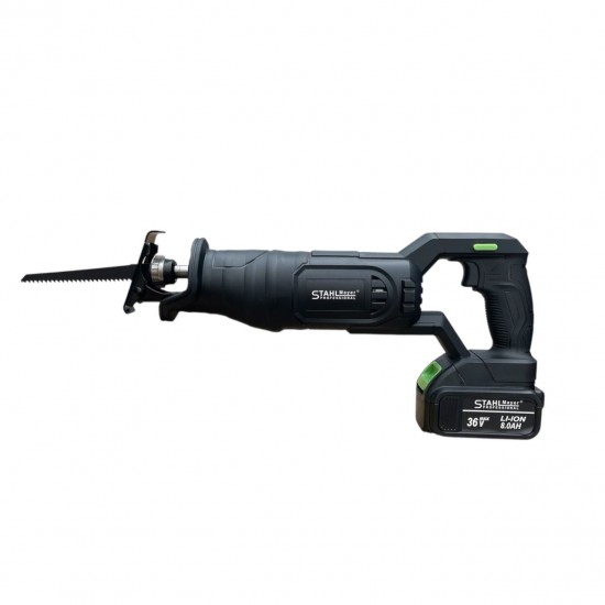 Саблен Трион Акумулаторен STAHLMAYER 36V 8.0AH за Метал Желязко Дърво Пласмата Месо Кости и др. с 2 батерии Безжичен Прав Трион за Рязане Саблен Трион Акумулаторен STAHLMAYER 36V 8.0AH за Метал Желязко Дърво Пласмата Месо Кости и др. с 2 батерии Безжичен Прав Трион за Рязане