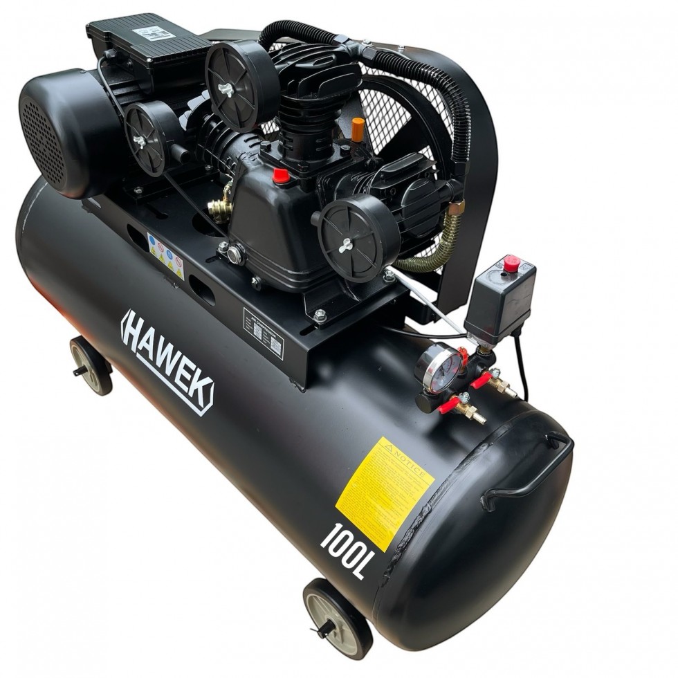 ПРОФЕСИОНАЛЕН КОМПРЕСОР ЗА ВЪЗДУХ 100 ЛИТРА МАСЛЕН HAWEK HW-3012 ПРОФЕСИОНАЛЕН КОМПРЕСОР ЗА ВЪЗДУХ 100 ЛИТРА МАСЛЕН HAWEK HW-3012