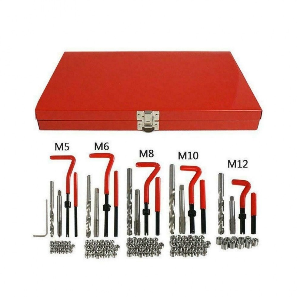 Комплект за Възстановяване на Резби 131 части Метчици М5 М6 М8 М10 М12 MAR-POL Комплект за Възстановяване на Резби 131 части Метчици М5 М6 М8 М10 М12 MAR-POL
