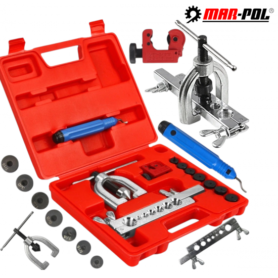 Конусна Дъска и Тръборез Комплект за Ремонт на Спирачни Тръбички MAR-POL Конусна Дъска и Тръборез Комплект за Ремонт на Спирачни Тръбички MAR-POL