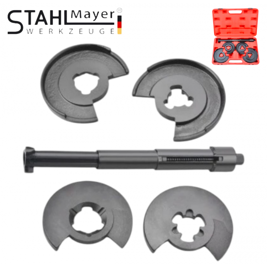 Скоби за Пружини 5 Части Комплект за MERCEDES BENZ STAHLMAYER в куфар Скоби за Пружини 5 Части Комплект за MERCEDES BENZ STAHLMAYER в куфар