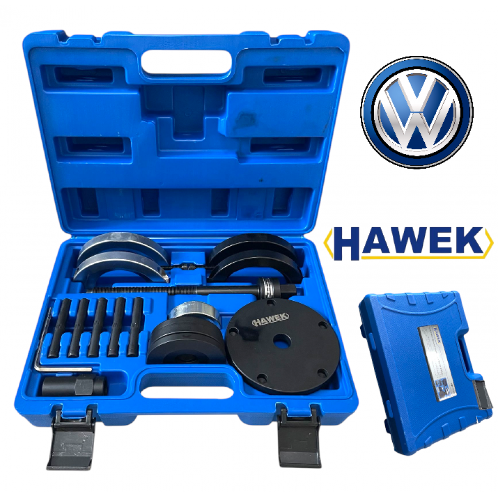 Инструменти за Монтаж и Демонтаж на Лагери на Главини VOLKSWAGEN 85мм HAWEK Комплект HW-1089 Инструменти за Монтаж и Демонтаж на Лагери на Главини VOLKSWAGEN 85мм HAWEK Комплект HW-1089