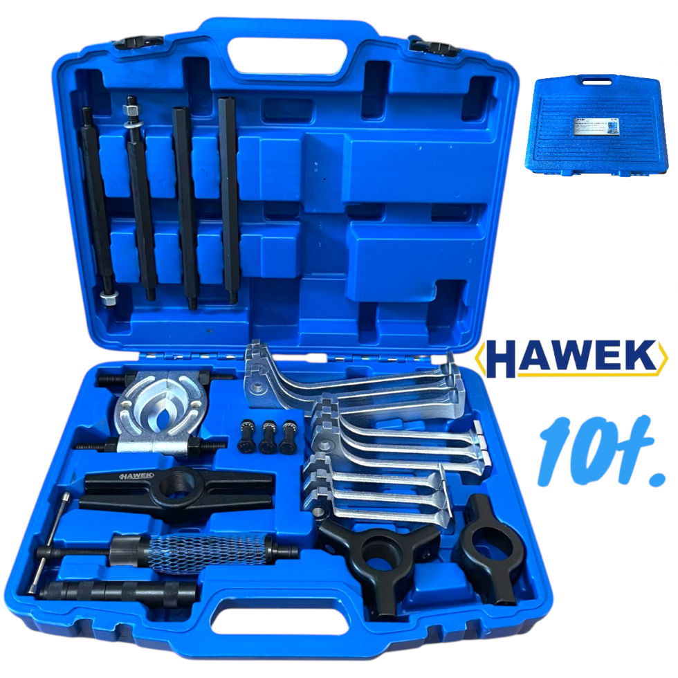 ХИДРАВЛИЧЕН КОМПЛЕКТ СКОБИ И СЕПАРАТОР ЗА ЛАГЕРИ 10 ТОНА HAWEK HW-1097 ХИДРАВЛИЧЕН КОМПЛЕКТ СКОБИ И СЕПАРАТОР ЗА ЛАГЕРИ 10 ТОНА HAWEK HW-1097