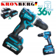 Акумулаторен Лазерен Нивелир Перфоратор Винтоверт Гайковерт-Импакт и Ъглошлайф 36V 10AH KRONBERG Комплект 5в1 с 5 Батерии Акумулаторен Лазерен Нивелир Перфоратор Винтоверт Гайковерт-Импакт и Ъглошлайф 36V 10AH KRONBERG Комплект 5в1 с 5 Батерии
