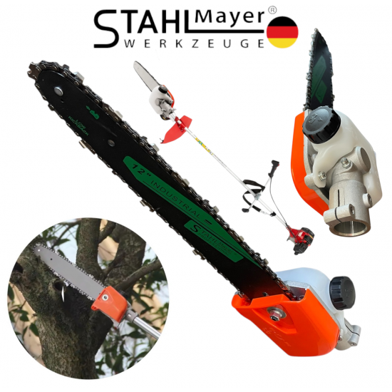 Верижен Накрайник Приставка за Тример – Кастрачка Тип Резачка 12