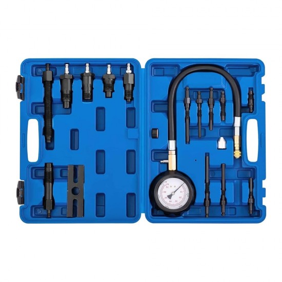 Компресомер за Дизелови Двигатели HAWEK HW-1156 Професионален Уред за Измерване на Компресия