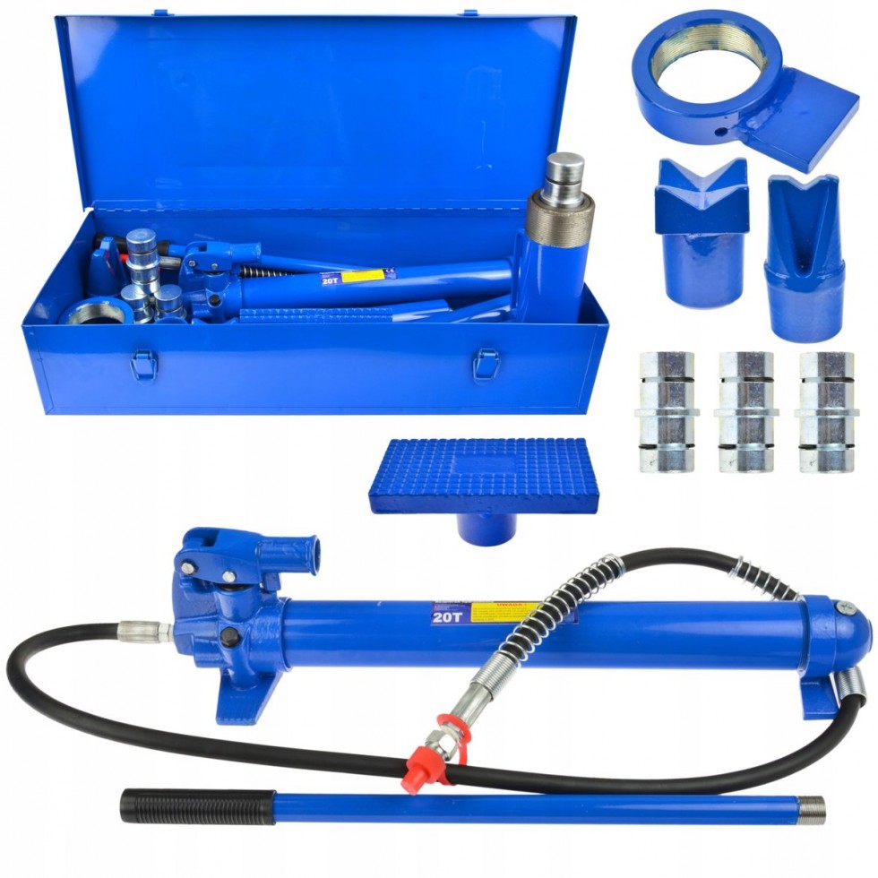 РАЗПЪВАЧКА ХИДРАВЛИЧНА ЗА АВТОМОБИЛИ STAHLMAYER 20 тона, в метален куфар