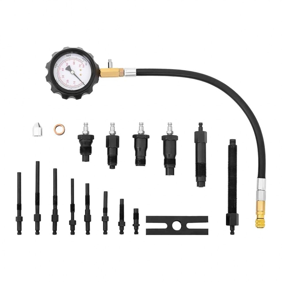 Компресомер за Дизелови Двигатели HAWEK HW-1156 Професионален Уред за Измерване на Компресия Компресомер за Дизелови Двигатели HAWEK HW-1156 Професионален Уред за Измерване на Компресия