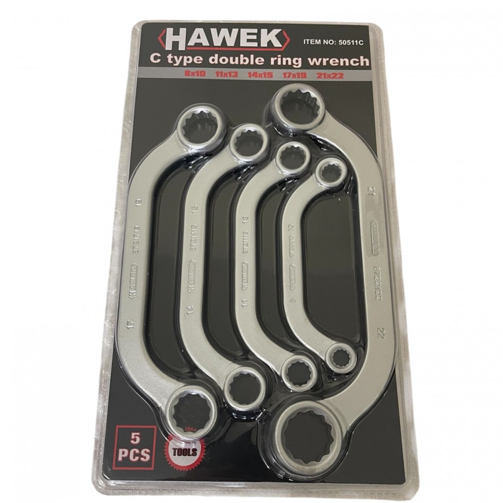 КОМПЛЕКТ ИЗВИТИ С - ОБРАЗНИ КЛЮЧОВЕ ЛУЛА HAWEK 50511C КОМПЛЕКТ ИЗВИТИ С - ОБРАЗНИ КЛЮЧОВЕ ЛУЛА HAWEK 50511C