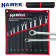 Удължени Ключове Прави Лули с Тресчотка 8-19мм HAWEK 51022RW Удължени Ключове Прави Лули с Тресчотка 8-19мм HAWEK 51022RW