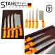 Комплект Професионални Месарски Ножове и Сатър 5 броя STAHLMAYER Exclusive  + Подарък