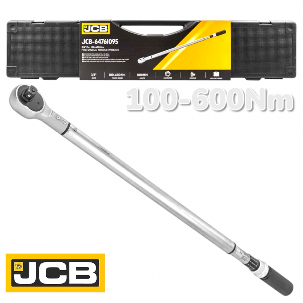 Динамометричен Ключ JCB 3/4 100-600 Nm JCB-64761095 Динамометричен Ключ JCB 3/4 100-600 Nm JCB-64761095