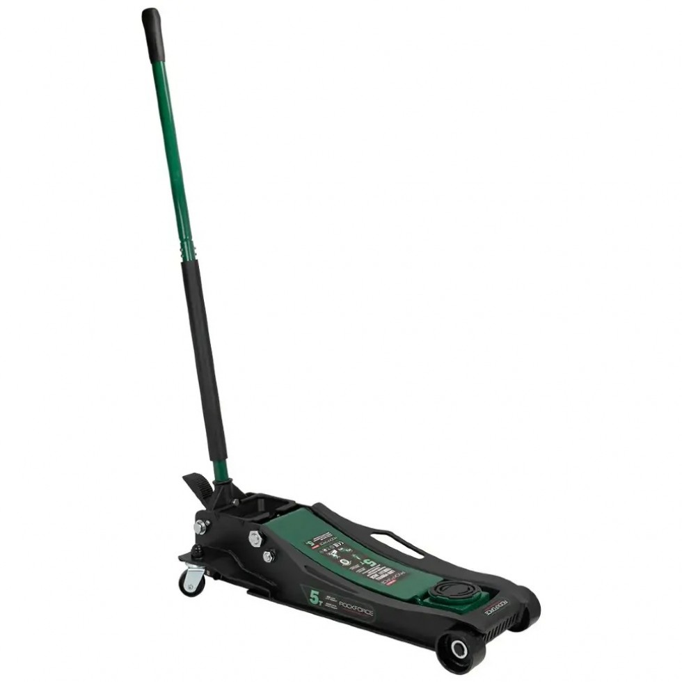 Професионален Хидравличен Крик „Крокодил“ ROCKFORCE 5 тона Нископрофилен с педал и двойна помпа 96–595мм Професионален Хидравличен Крик „Крокодил“ ROCKFORCE 5 тона Нископрофилен с педал и двойна помпа 96–595мм