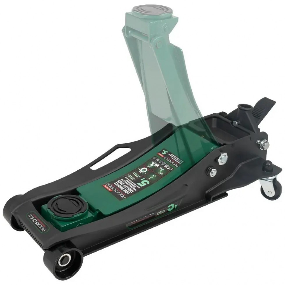 Професионален Хидравличен Крик „Крокодил“ ROCKFORCE 5 тона Нископрофилен с педал и двойна помпа 96–595мм Професионален Хидравличен Крик „Крокодил“ ROCKFORCE 5 тона Нископрофилен с педал и двойна помпа 96–595мм