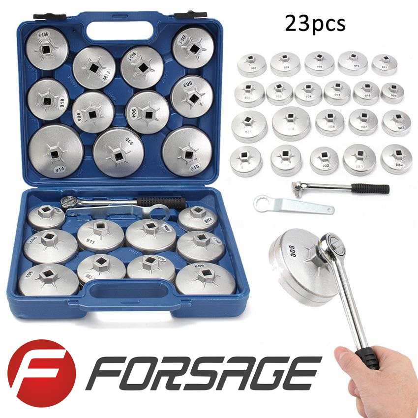 Ключове за маслен филтър Forsage , универсални 1/2", 23 части к-т Ключове за маслен филтър Forsage , универсални 1/2", 23 части к-т