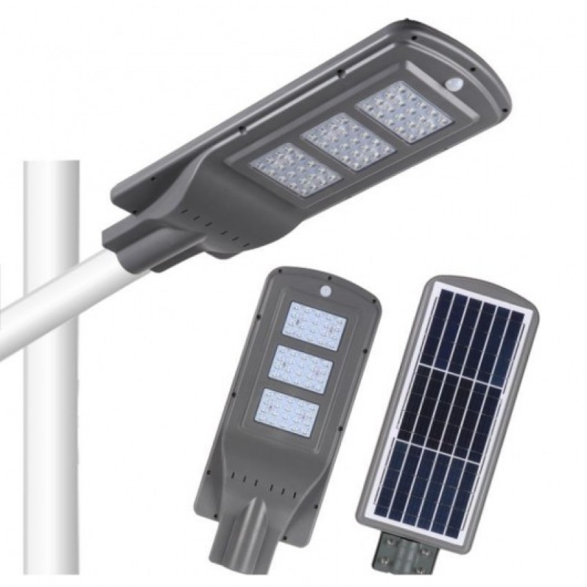 60W Външна Соларна LED лампа със сензор за двжение подходща за улична осветление 60W Външна Соларна LED лампа със сензор за двжение подходща за улична осветление