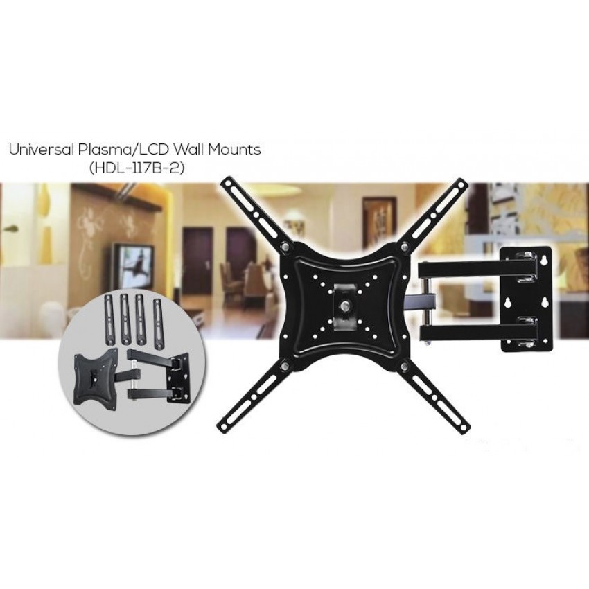 Универсална стойка за телевизор за стена Home Design HDL-117B-2 14-55 инча Универсална стойка за телевизор за стена Home Design HDL-117B-2 14-55 инча
