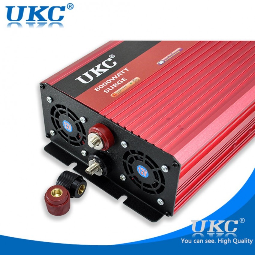 Инвертор на напрежение UKC 4000W 12V / 24V / 220V, Инвертер 4000В Инвертор на напрежение UKC 4000W 12V / 24V / 220V, Инвертер 4000В