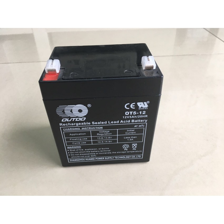 АКУМУЛАТОР, 12V, 5AH, ТЯГОВ, OT5-12 АКУМУЛАТОР, 12V, 5AH, ТЯГОВ, OT5-12