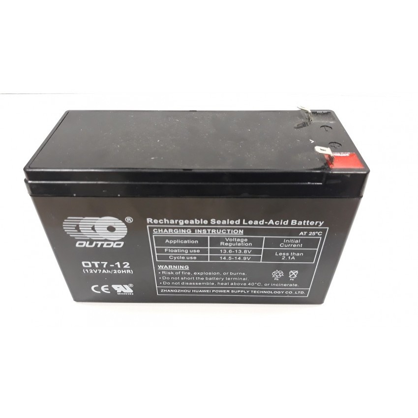 АКУМУЛАТОР, 12V, 7AH, ТЯГОВ, OT7 -12 АКУМУЛАТОР, 12V, 7AH, ТЯГОВ, OT7 -12
