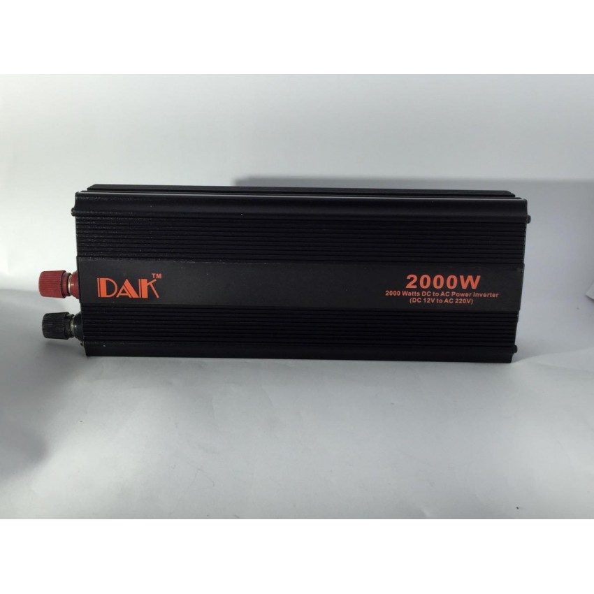 Инвертор на напрежение 2000w Dak за кола/камион 12V / 24V Инвертор на напрежение 2000w Dak за кола/камион 12V / 24V