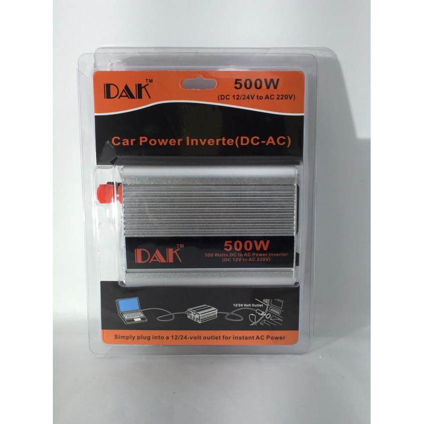 Инвертор на напрежение DAK 500w 12V/220V Инвертор на напрежение DAK 500w 12V/220V