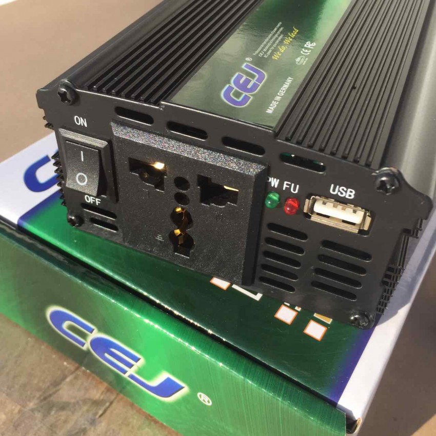 НЕМСКИ Инвертор за камион или кола CEJ 12V 24V - 220V, 1000W НЕМСКИ Инвертор за камион или кола CEJ 12V 24V - 220V, 1000W