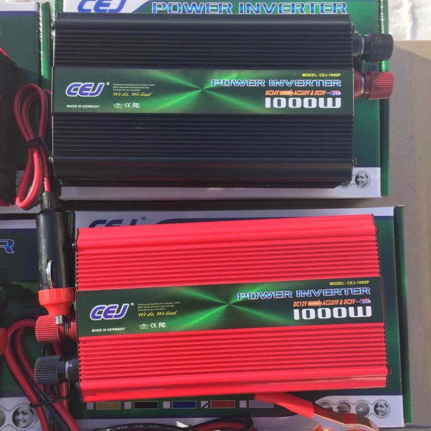 НЕМСКИ Инвертор за камион или кола CEJ 12V 24V - 220V, 1000W НЕМСКИ Инвертор за камион или кола CEJ 12V 24V - 220V, 1000W