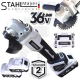 ЪГЛОШЛАЙФ АКУМУЛАТОРЕН 36V 8,0AH STAHLMAYER 125ММ БЕЗЧЕТКОВ ШЛАЙФ БЕЗЖИЧЕН