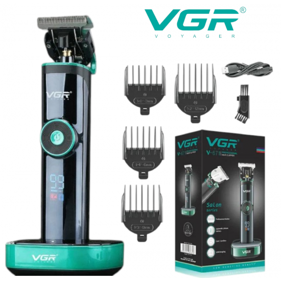 Машинка за Подстригване Тример за Коса и Брада Професионална VGR V-671