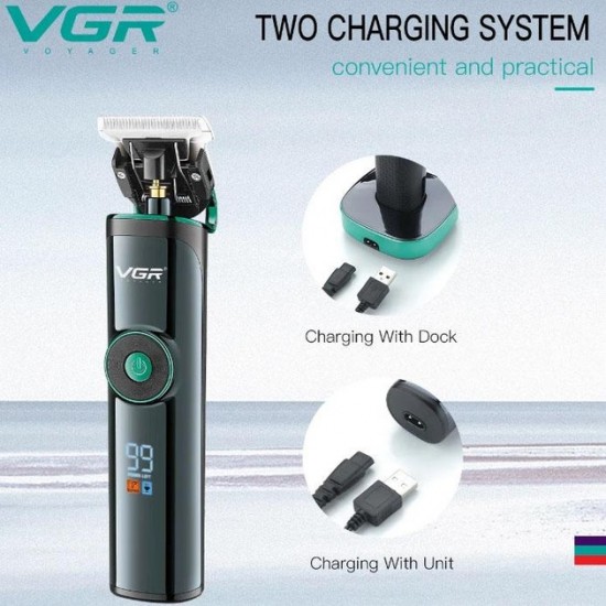 Машинка за Подстригване Тример за Коса и Брада Професионална VGR V-671