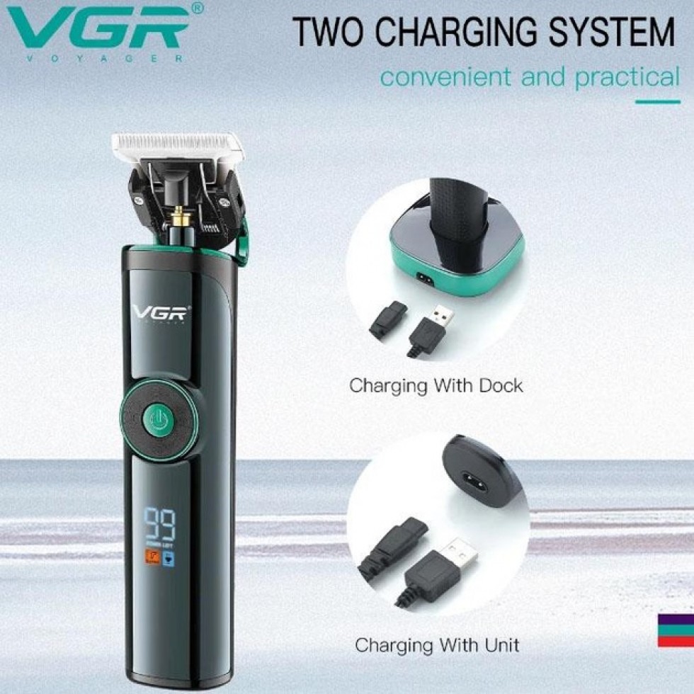 Машинка за Подстригване Тример за Коса и Брада Професионална VGR V-671