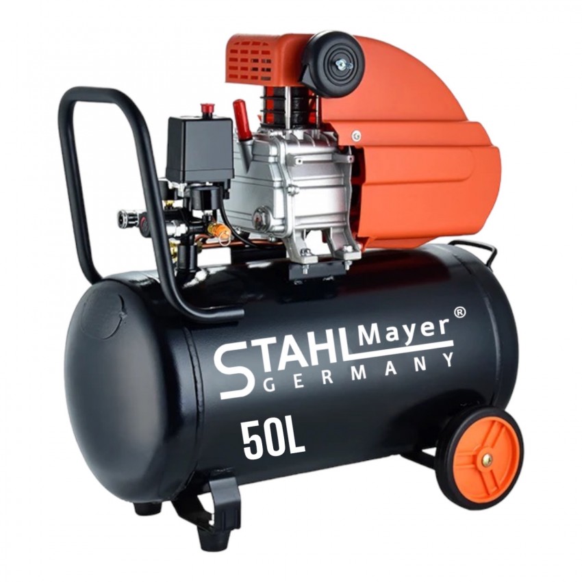 Електрически компресор STAHLMAYER , 50 л, 1.5 kW Електрически компресор STAHLMAYER , 50 л, 1.5 kW