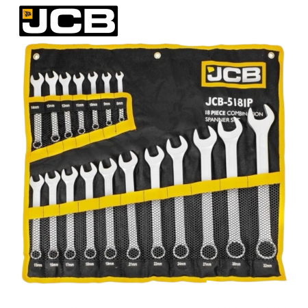 Комплект Звездогаечни Ключове JCB 18 броя 8-32мм 5181P