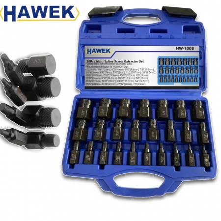 Екстрактори 25 части HAWEK HW-1008