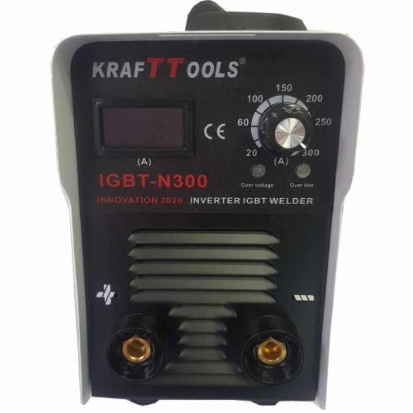 Инверторен Електрожен KrafT TOOLS 300А + Соларна маска