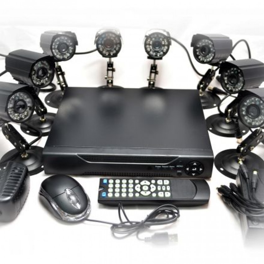 HD Система с 8 камери "CCTV" Пълен Комплект за видео наблюдение HD Система с 8 камери "CCTV" Пълен Комплект за видео наблюдение