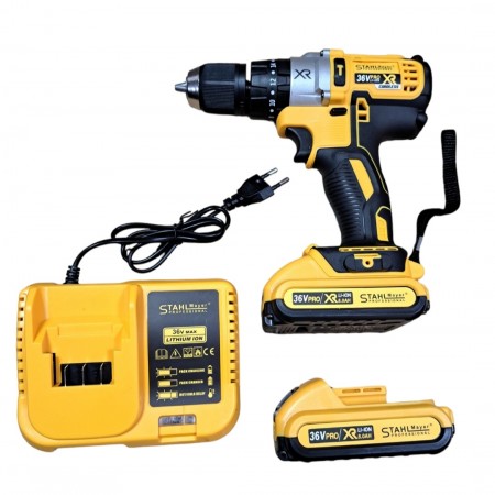 Ударен Винтоверт STAHLMAYER XR PRO 36V,8Ah с 2 батерии
