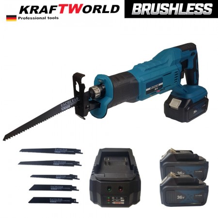 Акумулаторен саблен трион БЕЗЧЕТКОВ KRAFT DWE- CD24