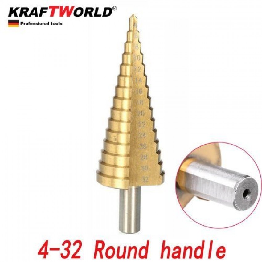 конусни свредла стъпаловидни Kraft 4-32, 4-20, 4-12 бургии конусни свредла стъпаловидни Kraft 4-32, 4-20, 4-12 бургии