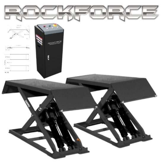 Подемник Ножичен ROCKFORCE Z30 Товароподемност 3 тона 105-960мм Професионален Подемник
