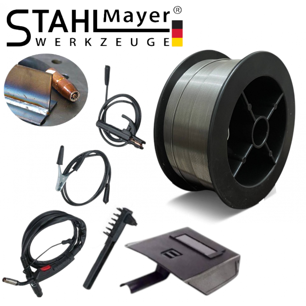 Телоподаващ Електрожен 2в1 Апарат MIG MAG MMA За Заваряване 400А STAHLMAYER-RED Инверторен Електрожен Телоподаващо