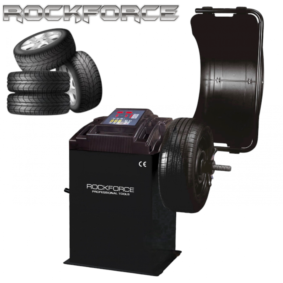 АВТОМАТИЧЕН БАЛАНСЬОР НА ГУМИ ROCKFORCE RF-U-500 БАЛАНСЬОР ЗА ГУМИ