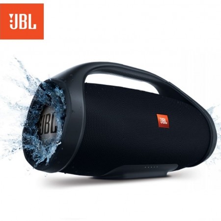 Тонколона Boombox, водоустойчива, безжична, с вградена батерия, зареждащa мобилни устройства, черна