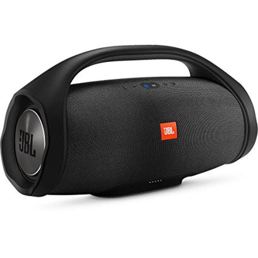 Тонколона Boombox, водоустойчива, безжична, с вградена батерия, зареждащa мобилни устройства, черна Тонколона Boombox, водоустойчива, безжична, с вградена батерия, зареждащa мобилни устройства, черна