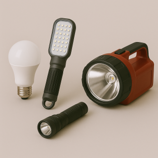 LED Фенери, Лазери